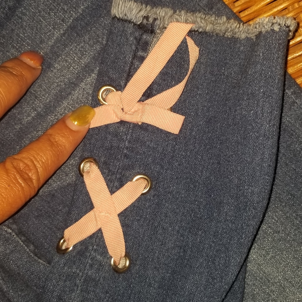 Girls stretch, straight leg jeans
